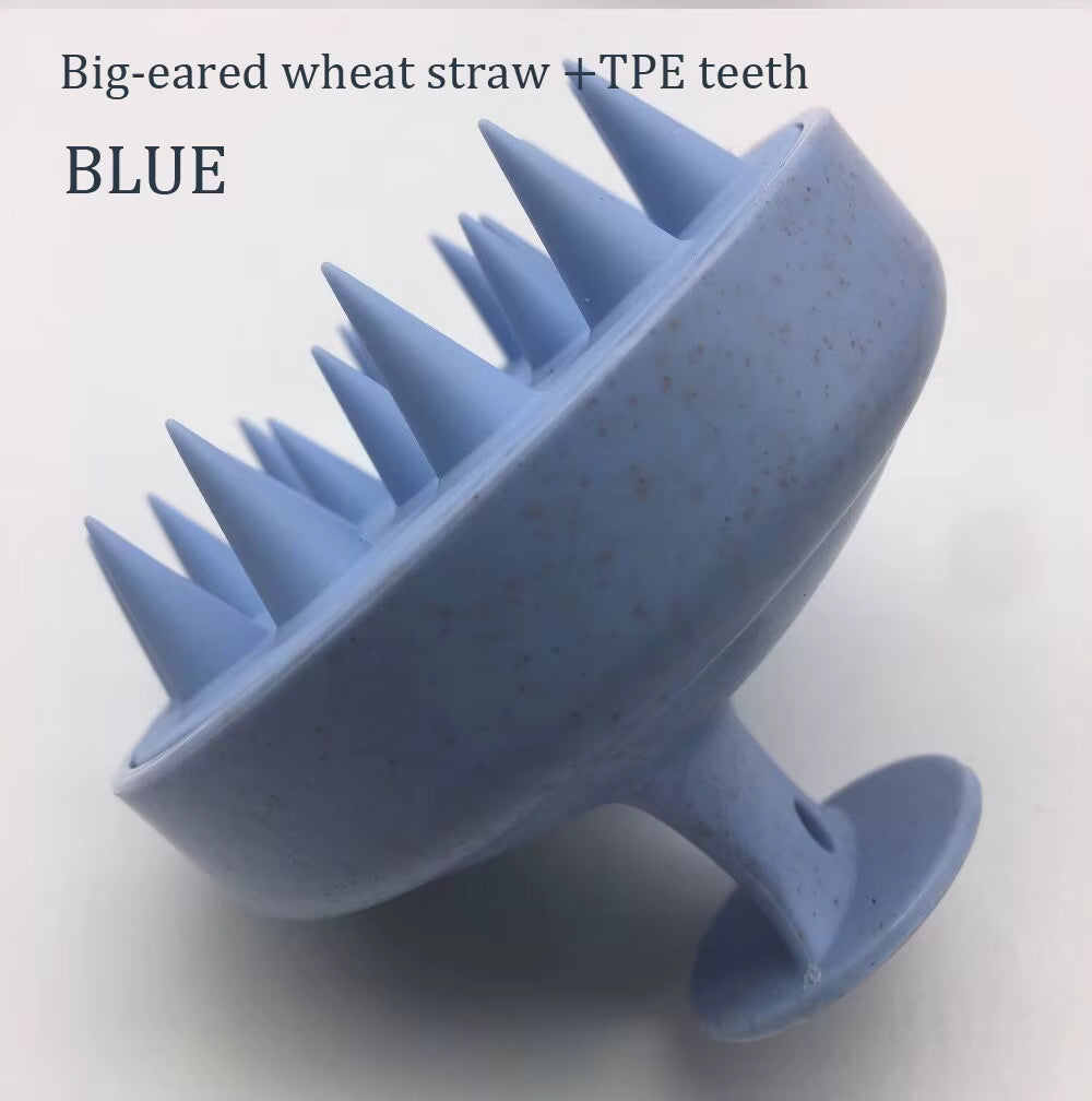 Silicone scalp massager brush